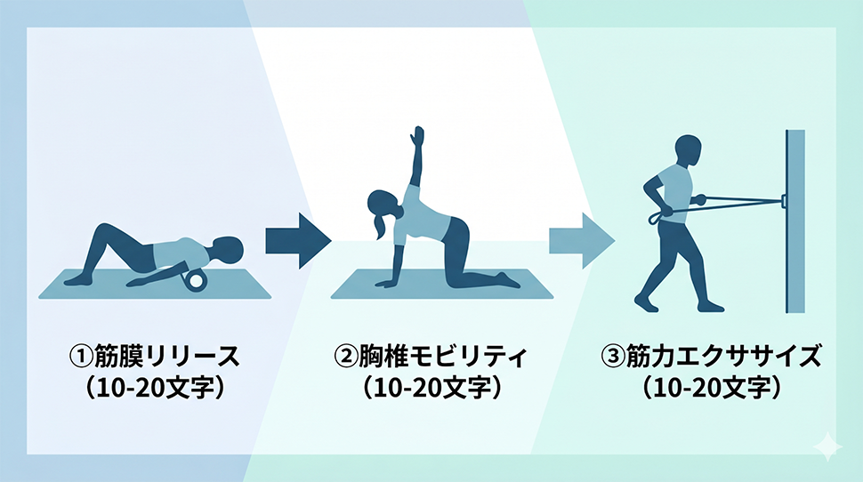 リリース後に組み合わせたい3つの運動